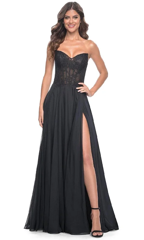 La Femme 32311 - Strapless A-Line Prom Dress