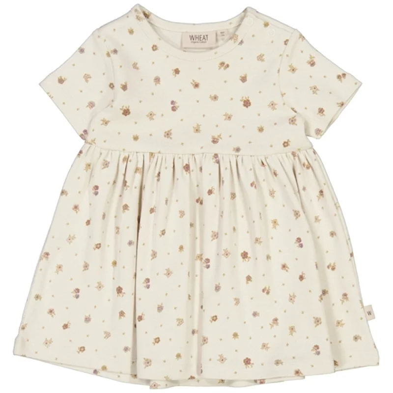 Wheat Chalk Flowers Nova Dress