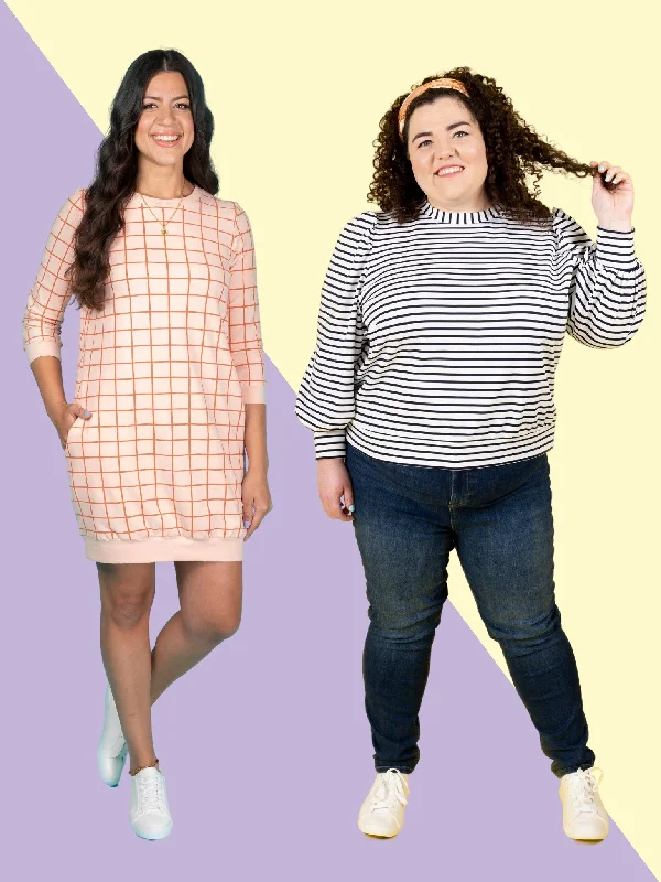 Billie Sweatshirt / Dress Pattern - Tilly And The Buttons