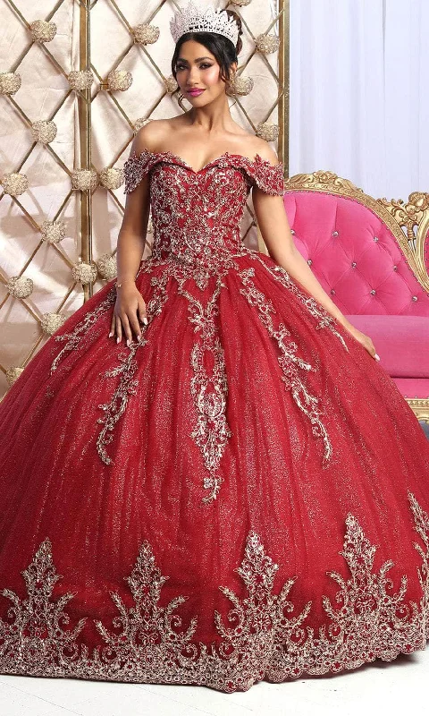 May Queen LK227 - Lace Detailed Ballgown