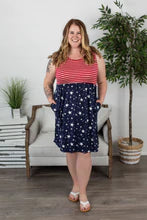 Kelsey Tank Dress- Stars and Stripes