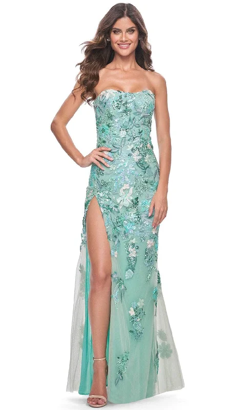 La Femme 32252 - Corset Bodice Strapless Prom Dress