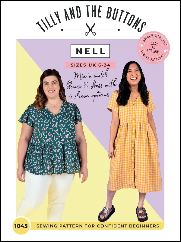 Nell Blouse & Dress Pattern - Tilly And The Buttons