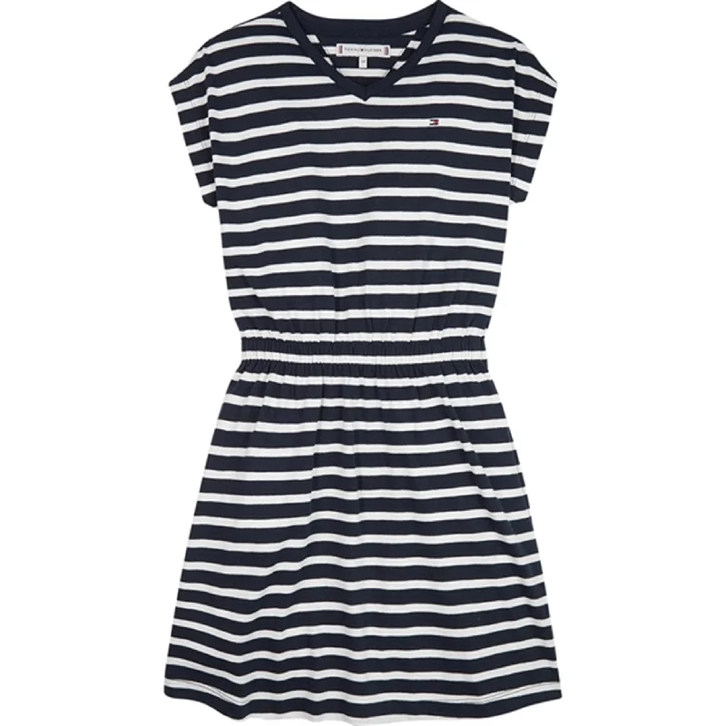 Tommy Hilfiger Breton Stripe Dress Desert Sky Stripe