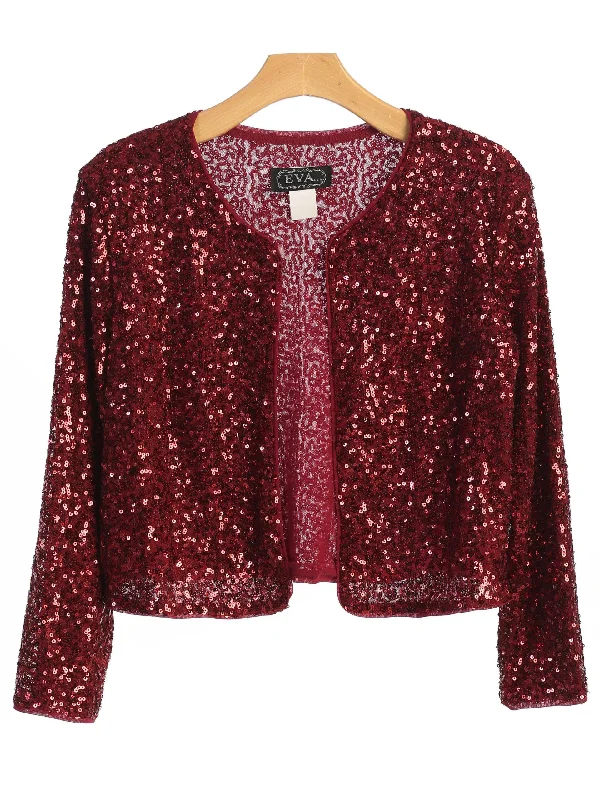 Formal Sequins Bolero Evening Jacket