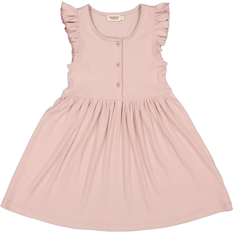 MarMar Modal Rib Faded Rose Dova Frill Dress