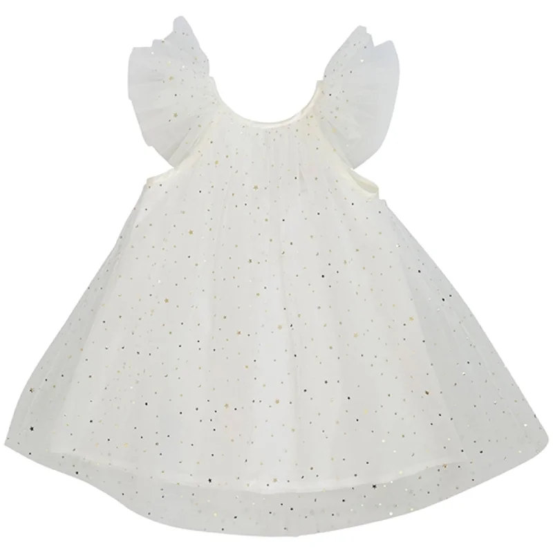 Dolly by Le Petit Tom Tulle Fairy Dress White