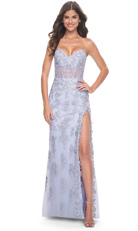 La Femme 32013 - Sweetheart Lace Prom Dress