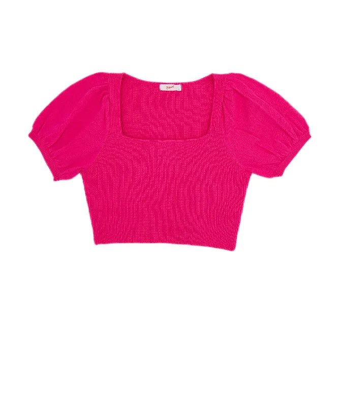 8apart Women Macy Puff Sleeve Sweater