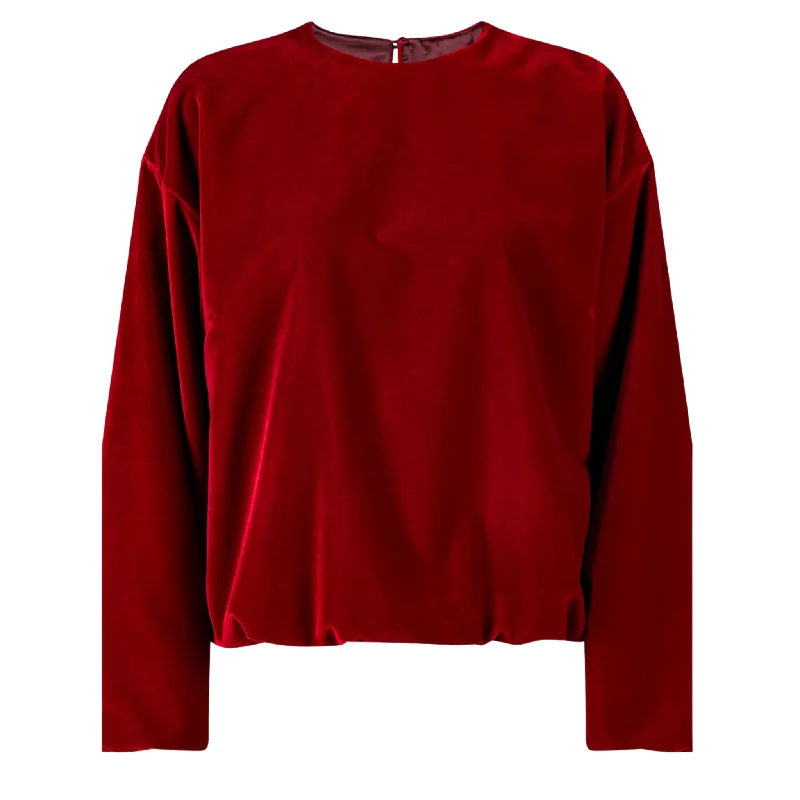 Capo Velvet Crew Neck Sweater