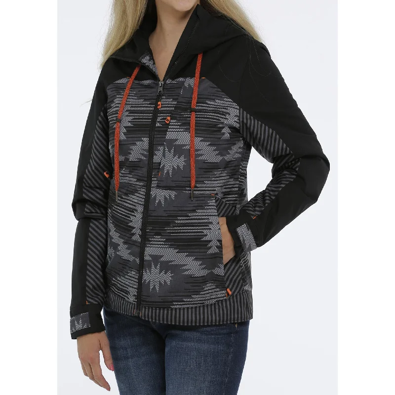 Cinch Women's Black & Grey Aztec Jacket