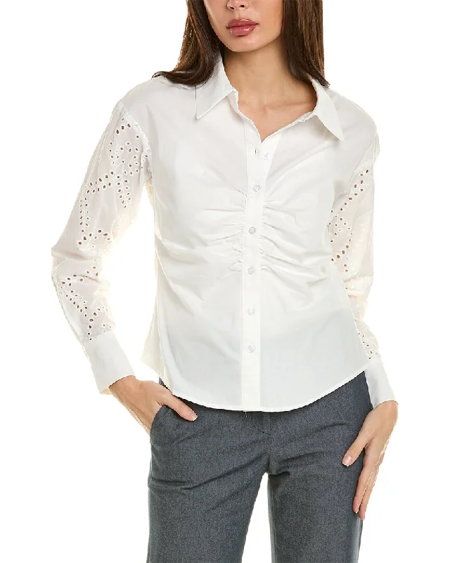 Gracia Shirred Waist Shirt