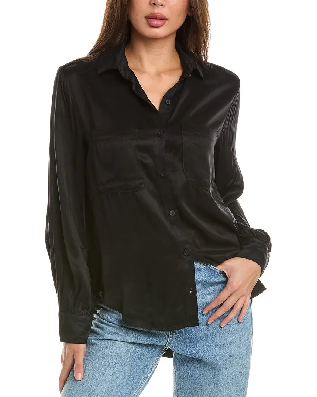 Bella Dahl Two Pocket Bishop Sleeve Shirt