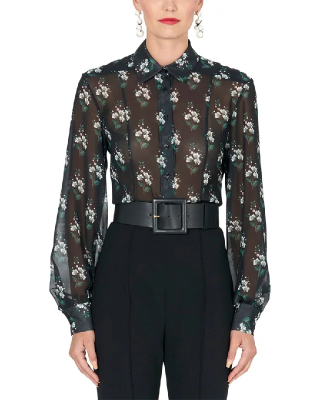 Carolina Herrera Collared Button Down Shirt