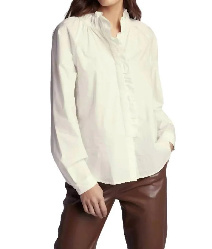 Lark Shirt In White