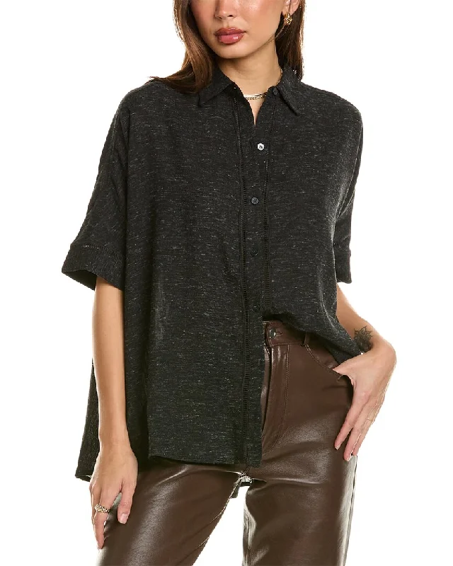 Max Studio Button Front Shirt