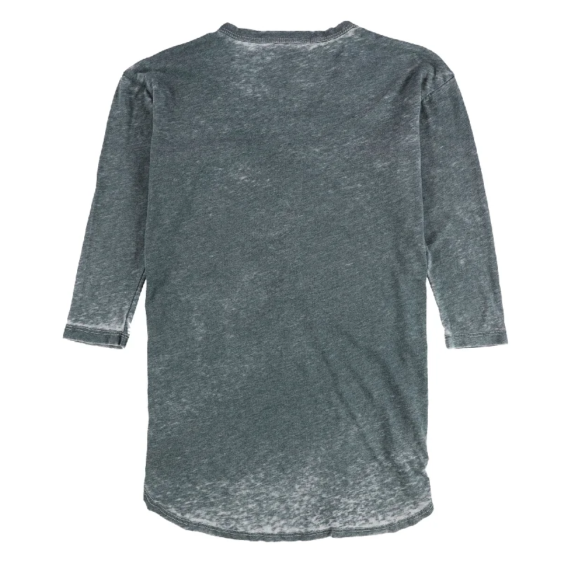 Mouchette Womens Burnout Henley Shirt