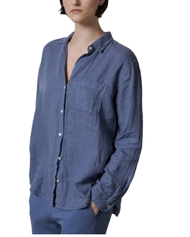 Mulholland Button Down Shirt In Harbor