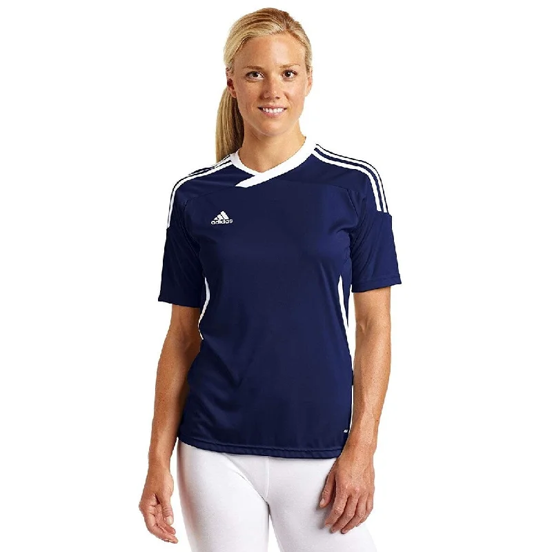 Adidas Women's Tiro 11 Jersey T-Shirt Navy/White