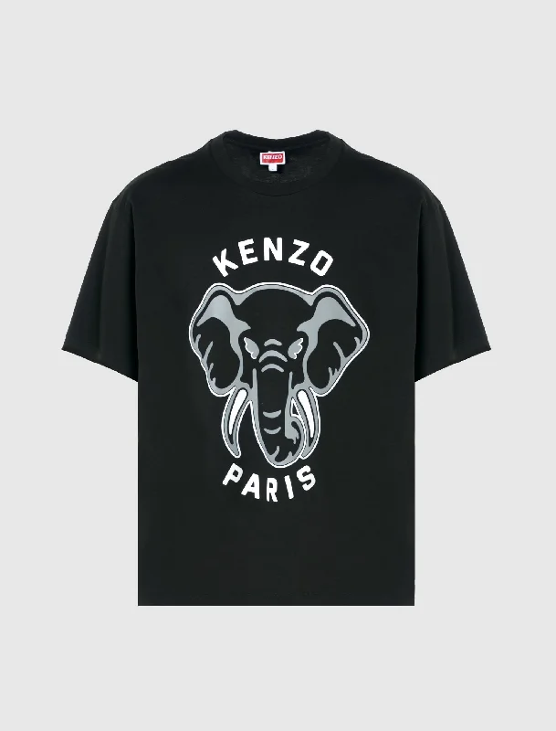 ELEPHANT VARSITY JUNGLE OVERSIZED T-SHIRT