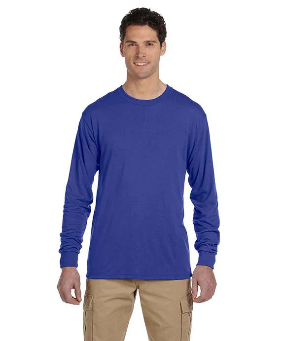 21ML - Jerzees Adult 5.3 oz. DRI-POWER® SPORT Long-Sleeve T-Shirt | Royal