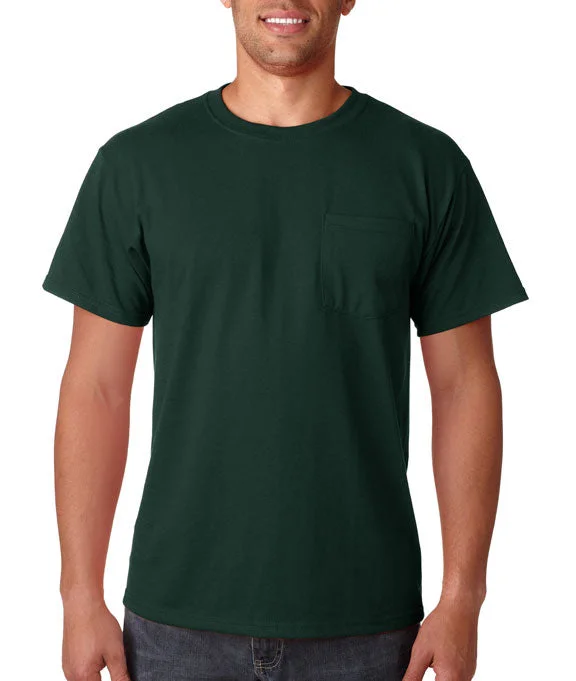 29MP - Jerzees Adult 5.6 oz. DRI-POWER® ACTIVE Pocket T-Shirt | Forest Green