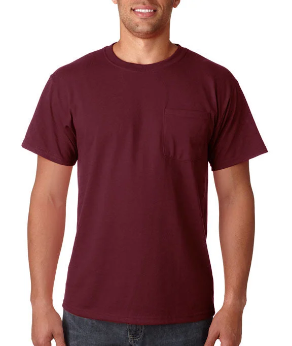 29MP - Jerzees Adult 5.6 oz. DRI-POWER® ACTIVE Pocket T-Shirt | Maroon