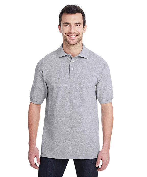 443MR - Jerzees Adult Piqué Polo Shirt | Athletic Heather