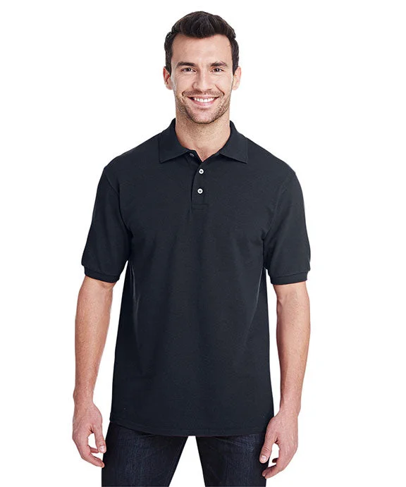 443MR - Jerzees Adult Piqué Polo Shirt | Black