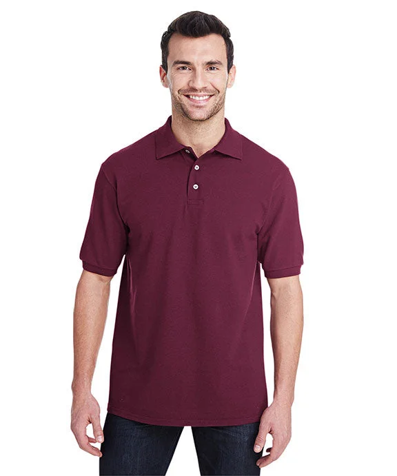 443MR - Jerzees Adult Piqué Polo Shirt | Maroon