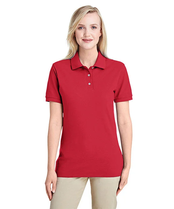 443WR - Jerzees Ladies Premium 100% Ringspun Cotton Piqué Polo Shirt | True Red