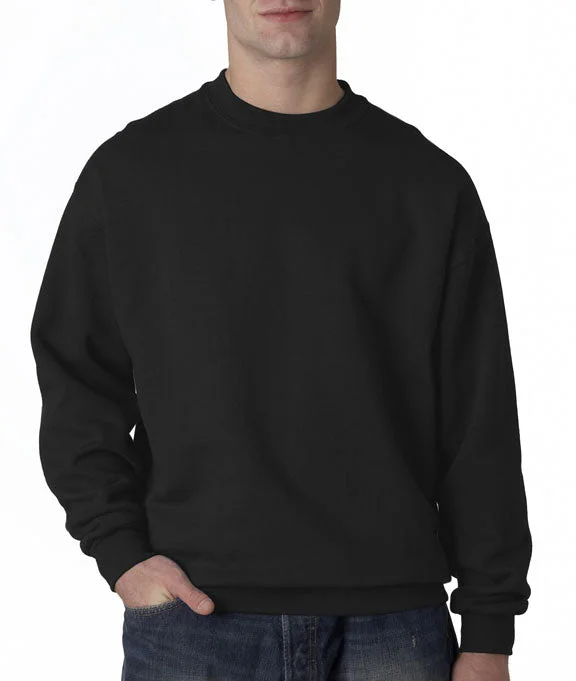 4662 - Jerzees Adult Super Sweats® Crew Neck Sweatshirt | Black