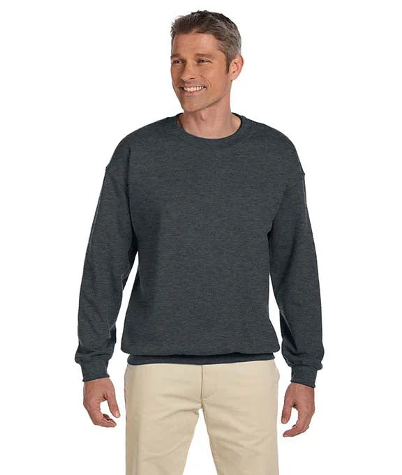 4662 - Jerzees Adult Super Sweats® Crew Neck Sweatshirt | Black Heather