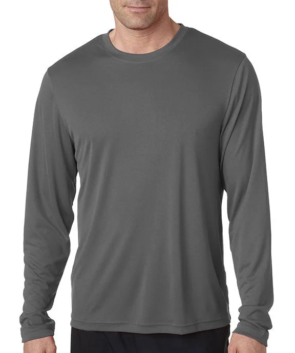 482L - Hanes Adult Cool DRI® with FreshIQ Long-Sleeve Performance T-Shirt | Graphite