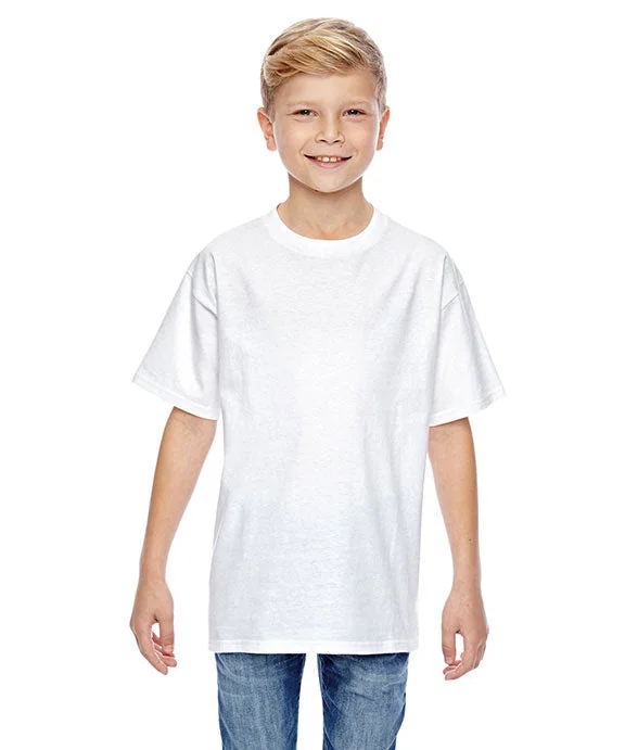 498Y - Hanes Youth Perfect-T T-Shirt | White