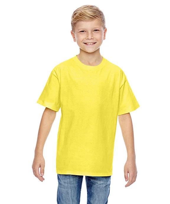 498Y - Hanes Youth Perfect-T T-Shirt | Yellow