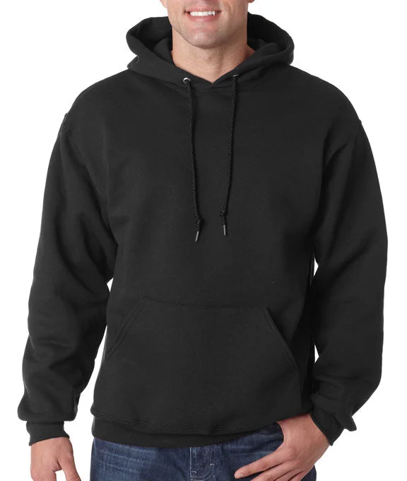 4997 - Jerzees Adult Super Sweats® Hooded Pullover Sweatshirt | Black