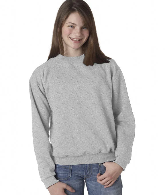 562B - Jerzees Youth NuBlend® Crew Neck Sweatshirt | Ash