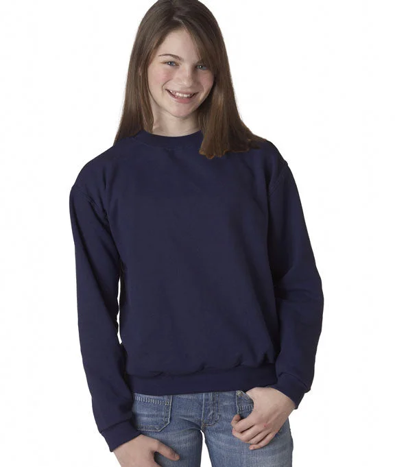 562B - Jerzees Youth NuBlend® Crew Neck Sweatshirt | J Navy