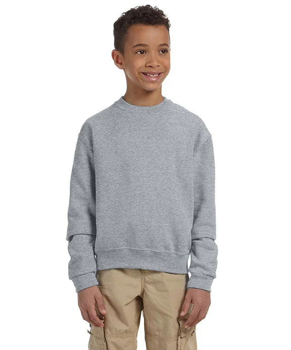 562B - Jerzees Youth NuBlend® Crew Neck Sweatshirt | Oxford