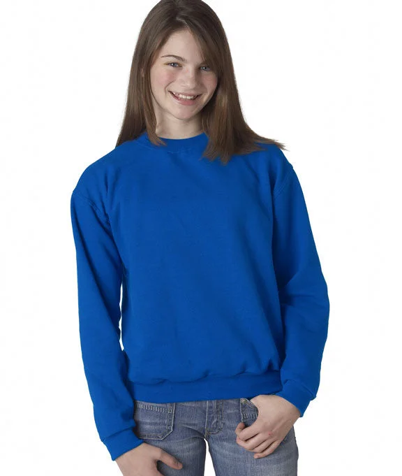 562B - Jerzees Youth NuBlend® Crew Neck Sweatshirt | Royal