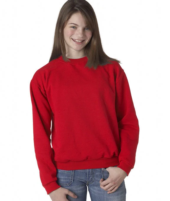 562B - Jerzees Youth NuBlend® Crew Neck Sweatshirt | True Red