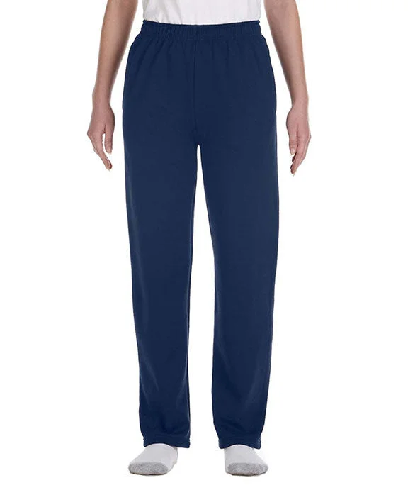 974Y - Jerzees Youth NuBlend® Open-Bottom Fleece Sweatpants | J Navy