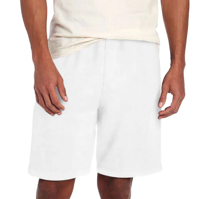 978MPR - Jerzees Adult Nublend® Pocket Sweat Shorts | White