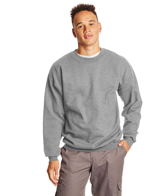 F260 - Hanes Adult Ultimate Cotton® Crewneck Sweatshirt | Oxford Grey