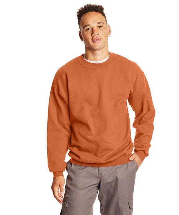 F260 - Hanes Adult Ultimate Cotton® Crewneck Sweatshirt | Pumpkin