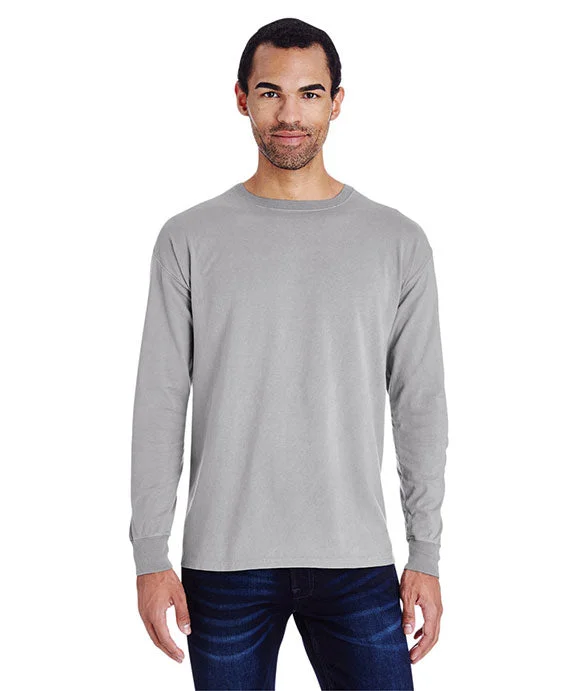 GDH200 - ComfortWash by Hanes Unisex Garment-Dyed Long-Sleeve T-Shirt | Concrete