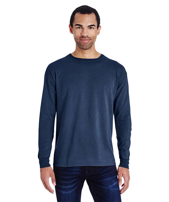 GDH200 - ComfortWash by Hanes Unisex Garment-Dyed Long-Sleeve T-Shirt | Navy