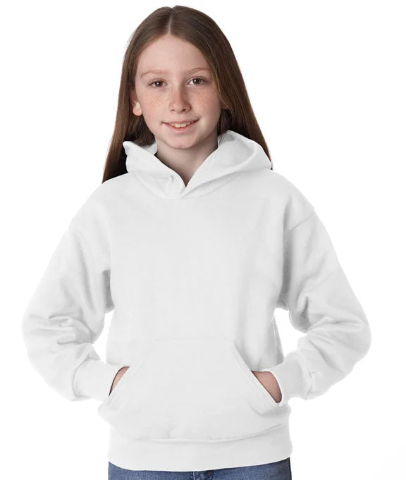 P470 - Hanes Youth ComfortBlend® EcoSmart® Hooded Pullover | White