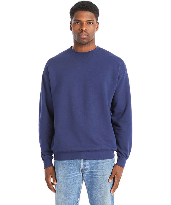 RS160 - Hanes Adult Perfect Sweats Crewneck Sweatshirt | Navy